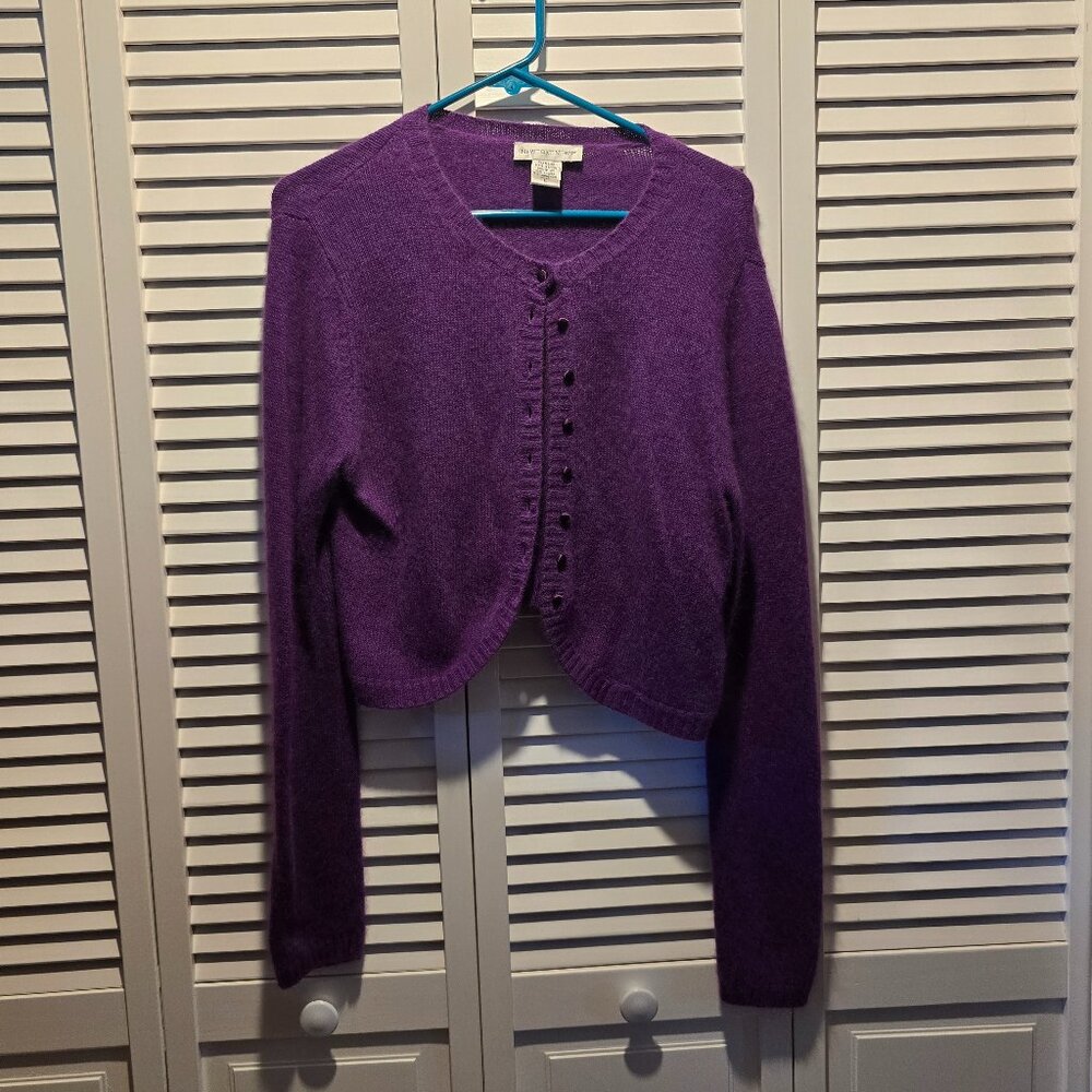 Newport News Purple Luxury Wool Sweater